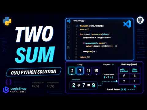 Two Sum in Python | Brute Force vs Hash Map | Coding Interview
