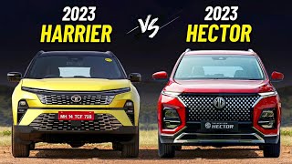 2023 Tata Harrier Facelift Vs MG Hector  Choose Wisely!!