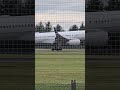 United Airlines Boeing 757 landing smooth at edinburgh airport (EDI)