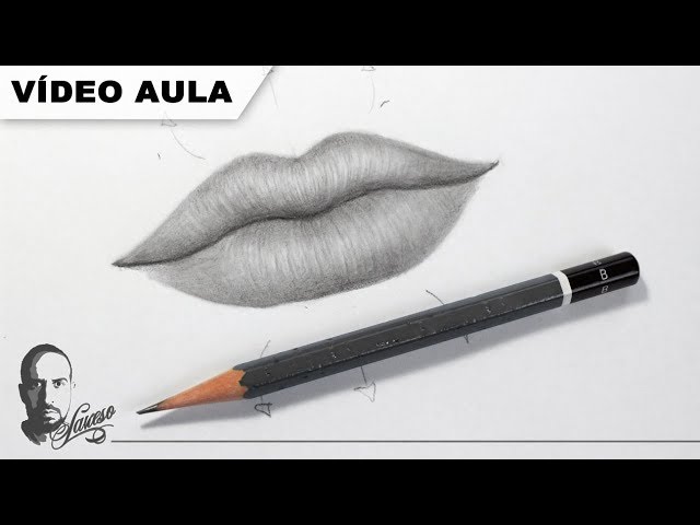 Como desenhar uma boca passo a passo. Um tutorial para caneta ou