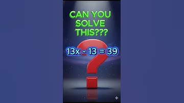 Stop Scrolling! Solve This Equation in 5 Seconds or Fail!