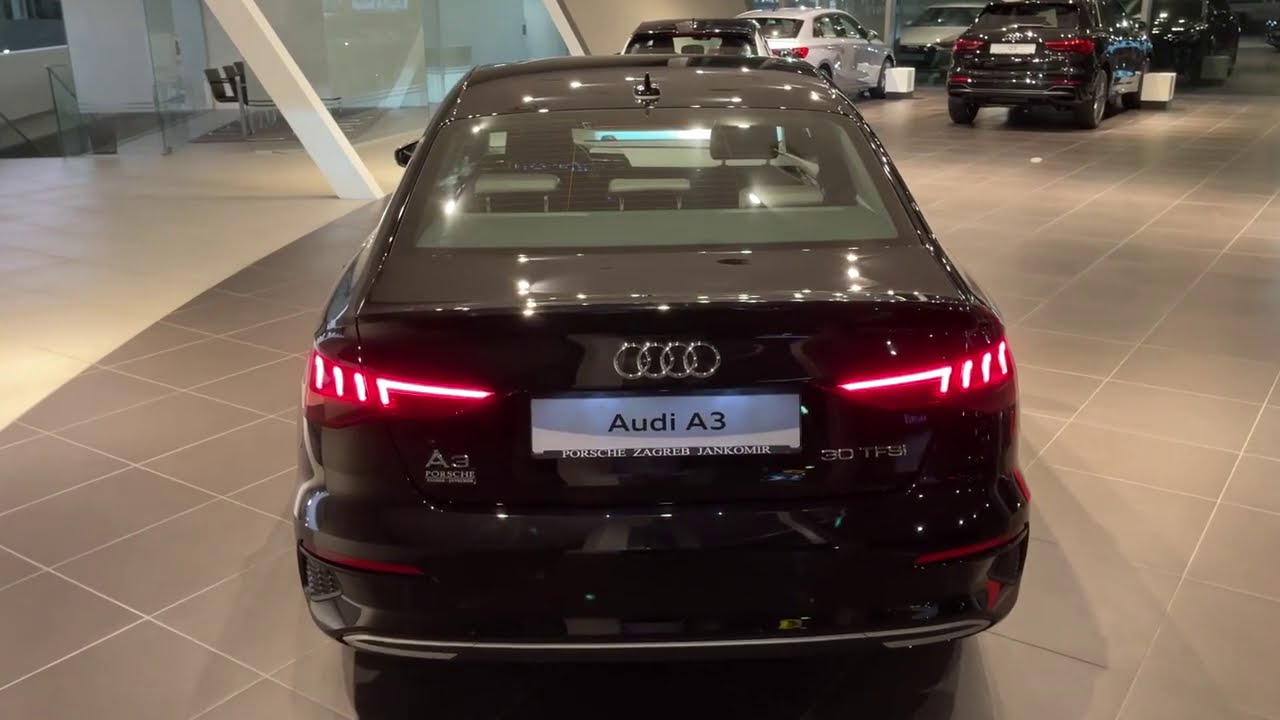 New Audi A3 Sedan (2021) CRAZY LED lights, dynamic indicators