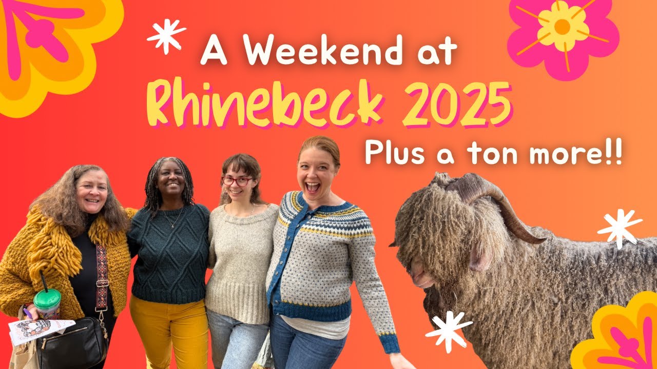 Видеоблог Rhinebeck 2025 ~~ Путешествие с пряжей 🧶🧡 (и не только! 🧘‍♀️) Приключения! ~~ Хроники Я...