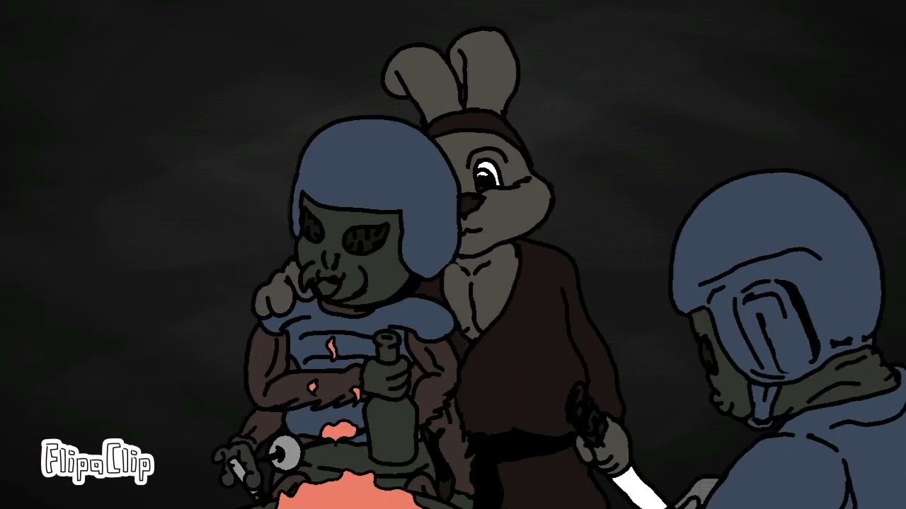 animating with flipaclip (vex bunny)