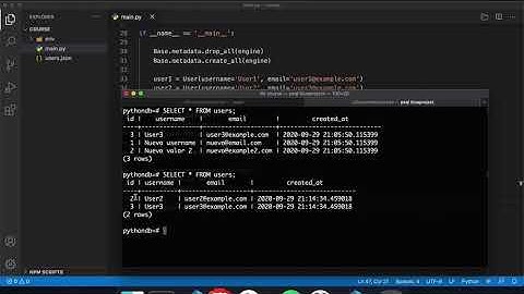 Mini Curso SQLAlchemy con Python 6 Eliminar registros