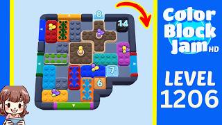Color Block Jam Level 1206 Solution Walkthrough