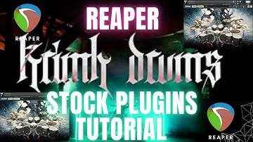 Mix Bogren Digital Krimh Drums with stock Reaper Plugins (Full Tutorial with Free Template)