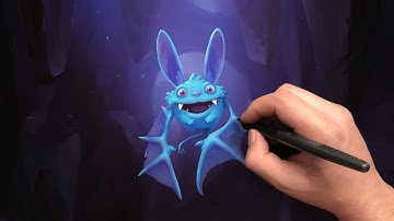 BAT VAMPIRE - Dungeon Knight Card Game Illustration