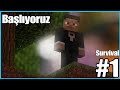 Başlıyoruzzzzzz |Minecraft Bedrock Survival Bölüm 1