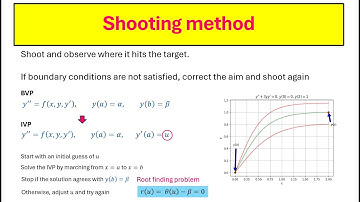 Shooting Method for Solving Boundary Value Problems | Ordinary Differential Equations (ODEs)