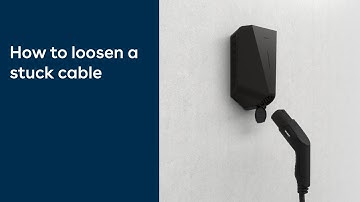 How to loosen a stuck cable - Easee FAQ