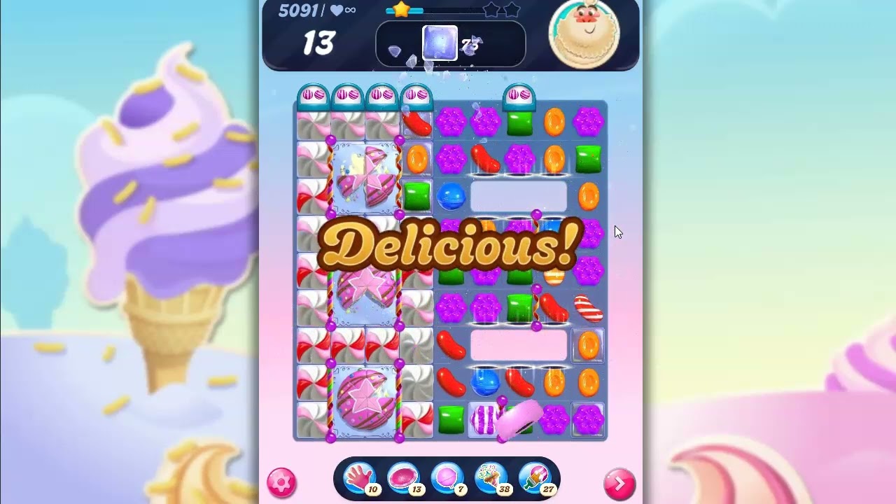 Candy Crush Level 5091 Talkthrough, 22 Moves 0 Boosters - YouTube