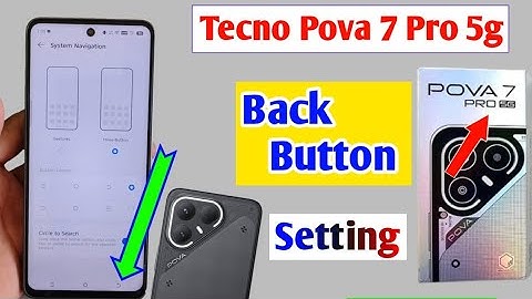 Tecno Pova 7 Pro Back Button Change Kaise Kare/How to back button setting in tecno pova 7 pro 5g