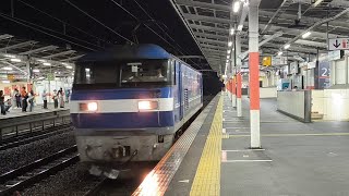 EF210-129号機 単機 西国分寺駅3番線を通過するシーン