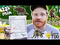 Learn Dinosaurs for Kids! 🦖💡SURPRISE ENDING | T-Rex and Velociraptor | Kids Learn Dinosaurs | T-Rex Mp3 Song