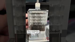 how a combustion engine works using Lego