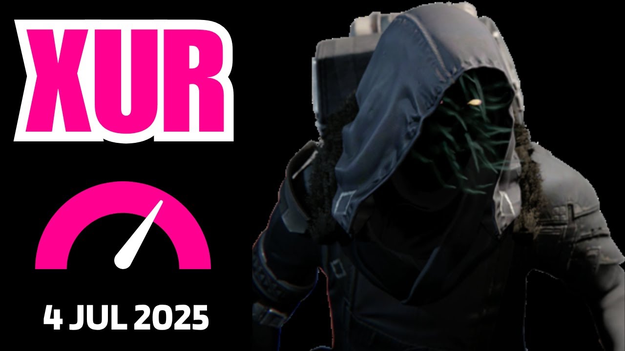 Where is XUR Today Destiny 1 D1 XUR Location and Official Inventory and Loot 4 Jul 2025, Jul/4/25