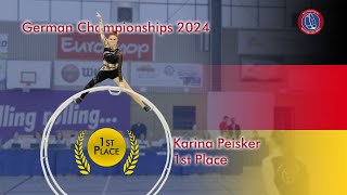 Karina Peisker German Championships 2023 in Gymwheel All Arround Woman 1st Place