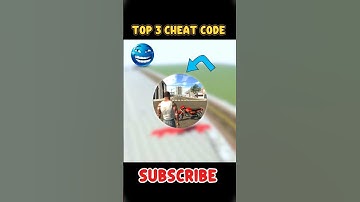 😲 TOP 3 SECRET CHEAT CODE IN INDIAN BIKE DRIVING 3D #shorts