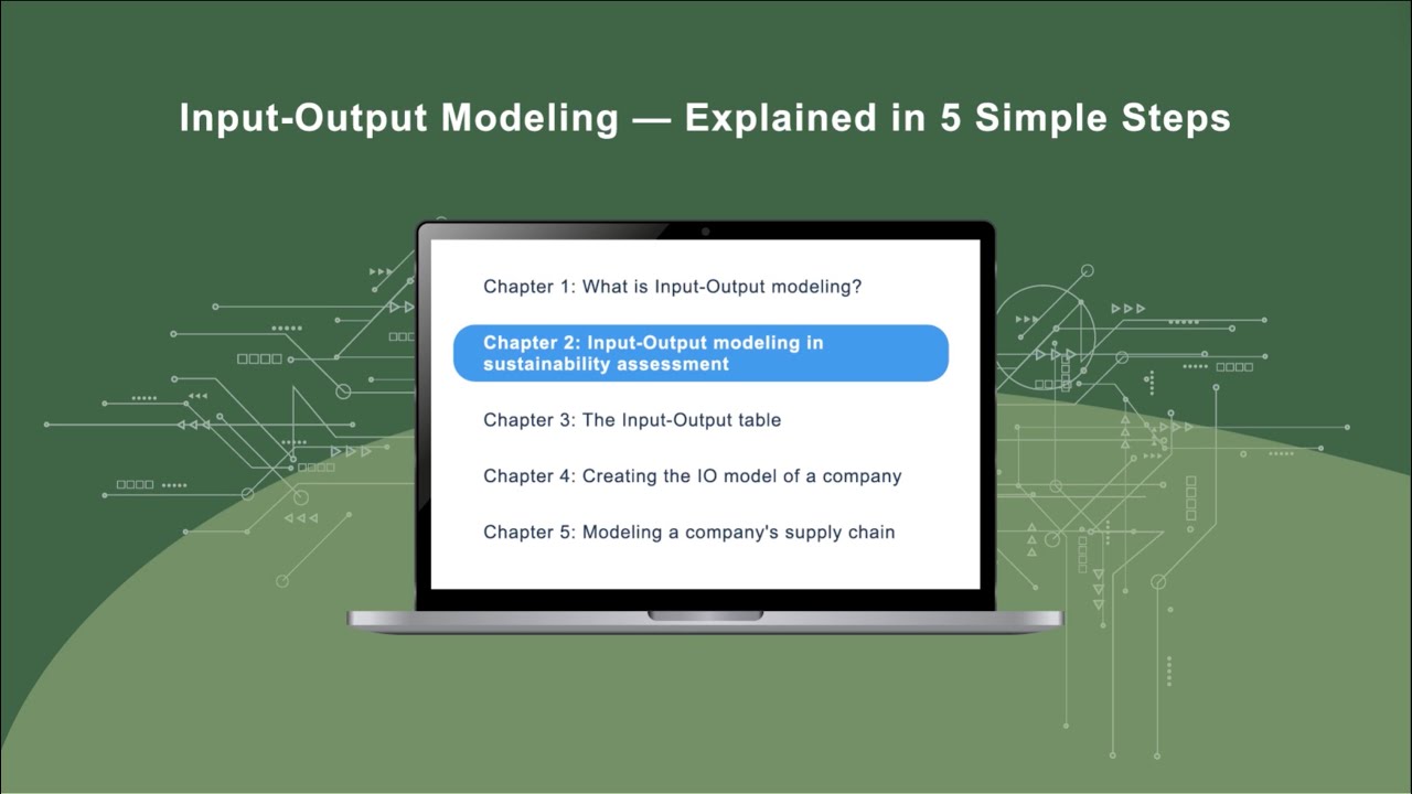 Chapter 2: Input-Output modeling in sustainability assessment - YouTube