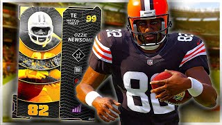 99 ULTIMATE LEGENDS OZZIE NEWSOME WITH SLOT APPRENTICE IS INSANE! Madden 22 NMS