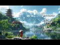 Tranquil spring morning  japanese flute music for soothing healing meditation deep sleep