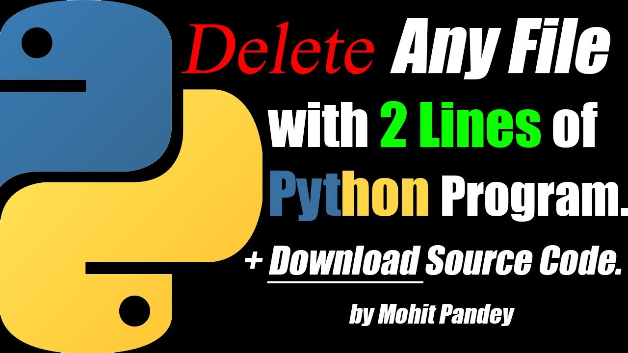 Os files python. Remove Python.