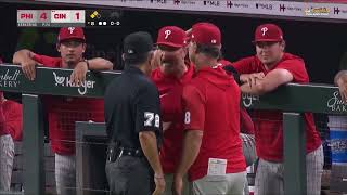 HE HAD TO BE HELD BACK! Phillies Coach ENRAGED Over Elly De La Cruz Base Running Chaos! 