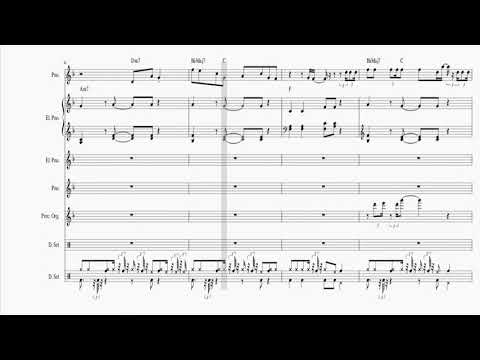 [鍵盤楽器―Ｃ　楽譜] たぶん / YOASOBI　(offvocal　歌詞：なし　 /　ガイドメロディーなし)