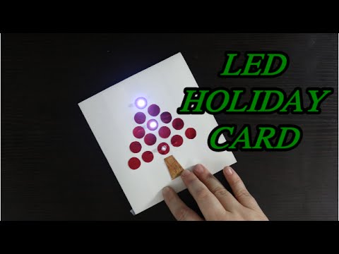 Led Light Holiday Card You Led Light Holiday Card