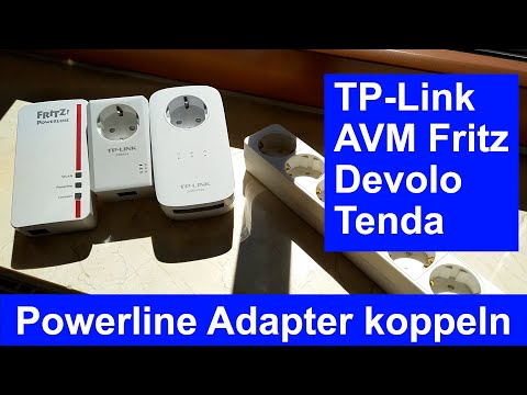 AVM Fritz und TP Link Powerline Adapter koppeln (Homeplug AV / dLAN)