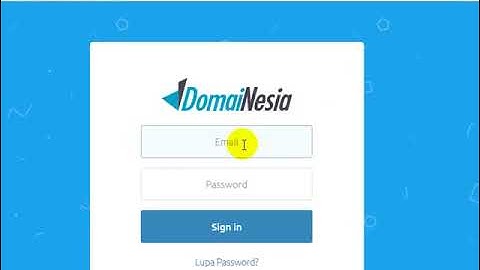 CARA PENDAFTARAN AKUN DOMAINESIA