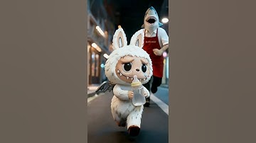 Poor Labubu just wanted a bottle.🍼🪙#shorts