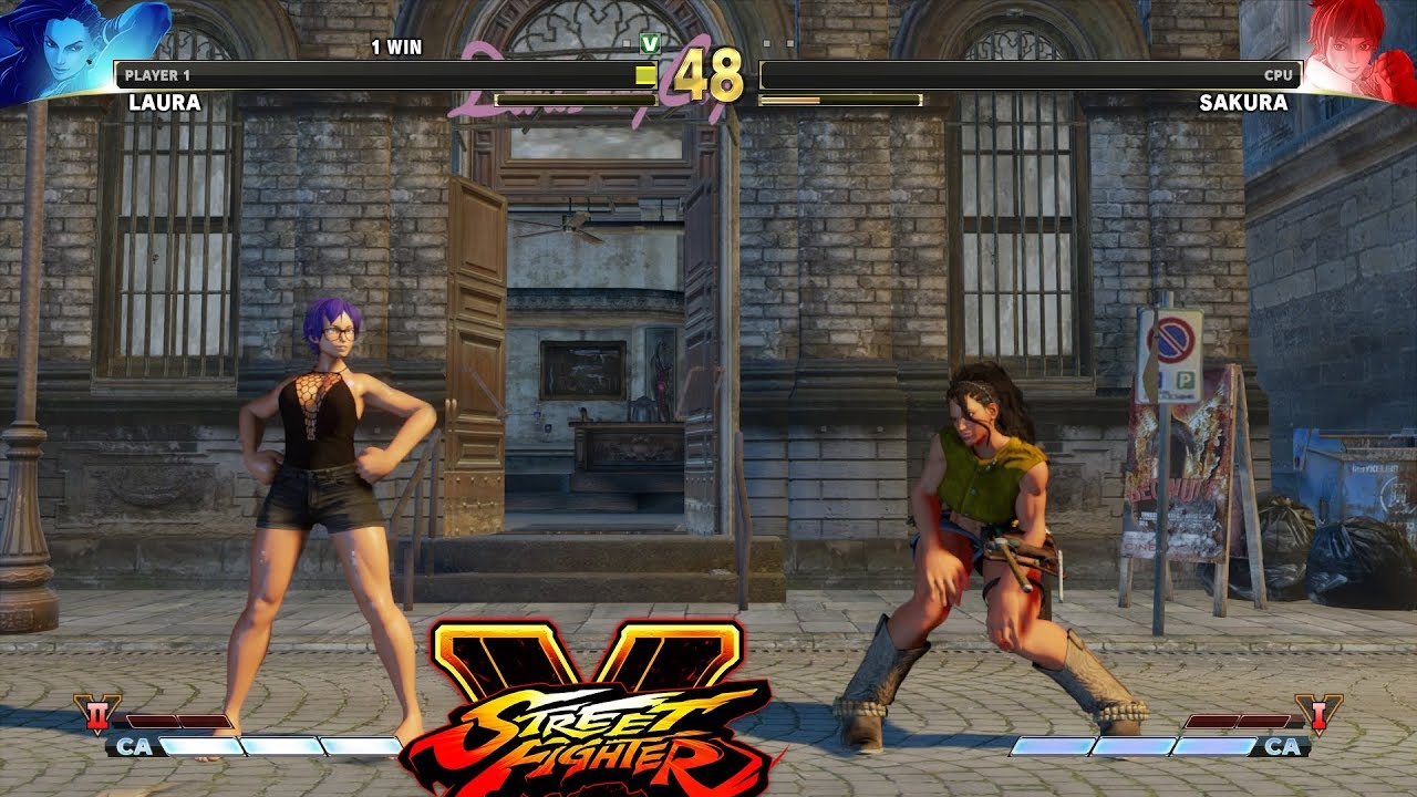 Street Fighter V AE Laura vs Sakura PC Mod #4