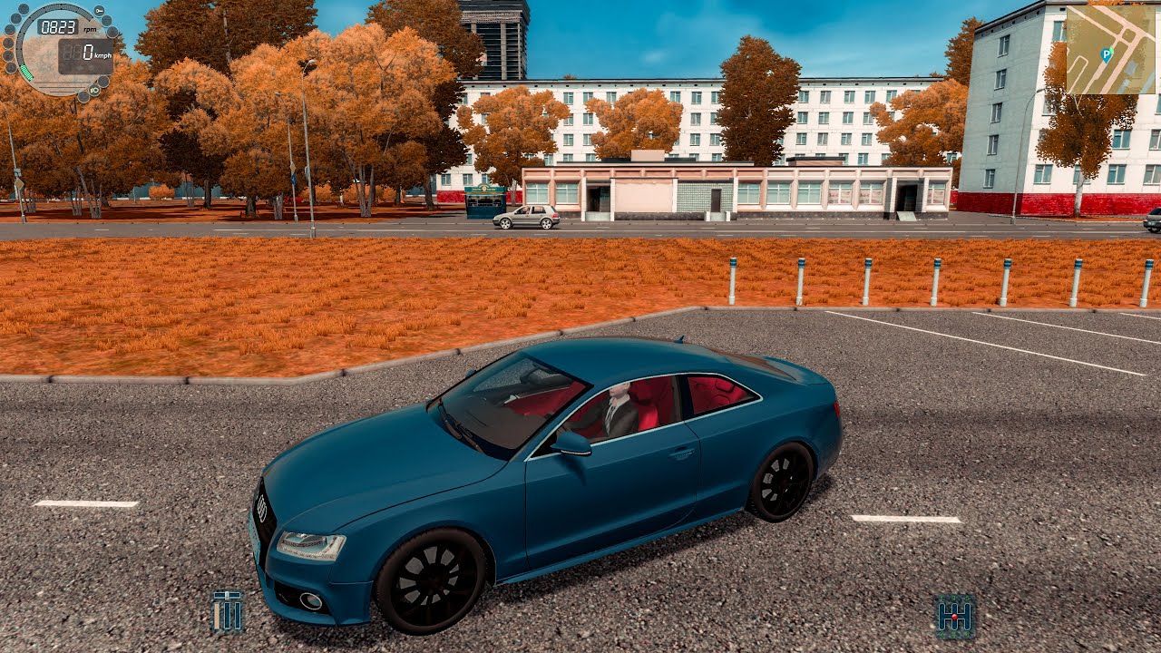 Audi A5 quattro - Logitech G29 + Shifter || City Car Driving (1.5.9)