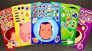 [👽paper diy👽] TOY STORY 5 Face Mix-Up! with Woody, Buzz, Hamm, Aliens & Lotso | Sticker Book ASMR screenshot 4