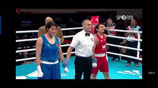 IBA Final Women Boxing world championship 2023 India (Sweety boora) vs china weigh 75-81 light heavy