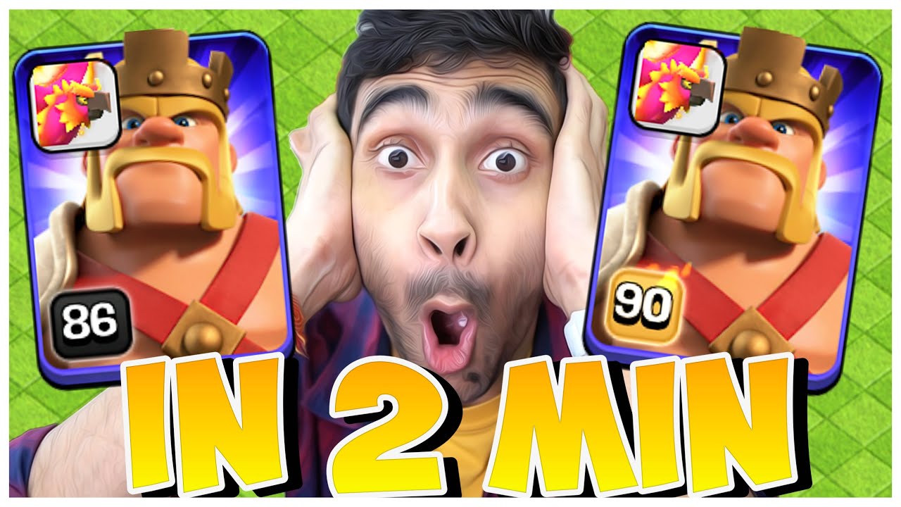 Barbarian King Max In 2 minute 🔥🔥Clash of Clans... YouTube