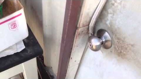 How to open a door with a credit card