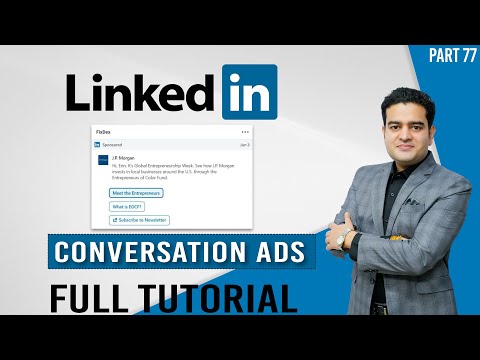 LinkedIn Conversation Ads Tutorial | How to create Conversation Ads on LinkedIn | #conversationads