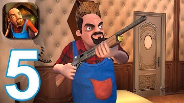 Scary Stranger 3D - Gameplay Walkthrough Part 5 - Shotgun Disaster