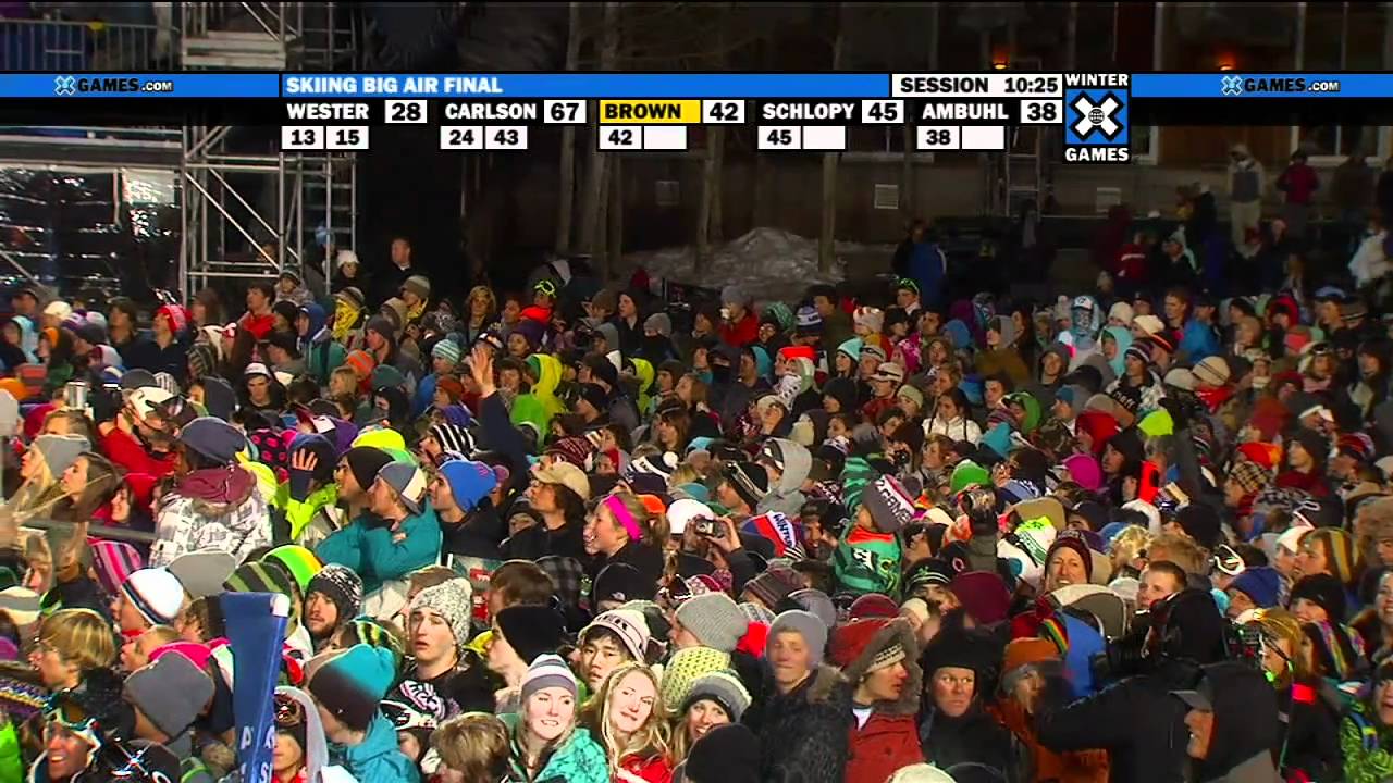 Winter X Games 15 Bobby Brown stomping it in Skiing Big Air YouTube
