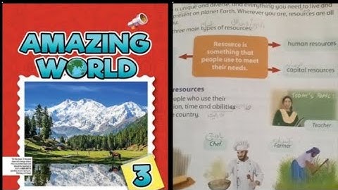 Amazing world book 3 unit 6 Resources nd it