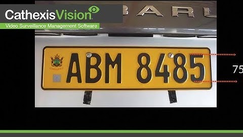 Using CathexisVision - How an operator can configure plates