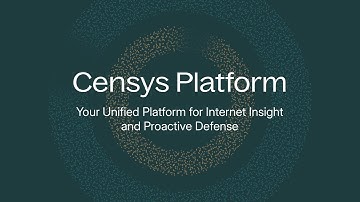 Censys Platform Overview