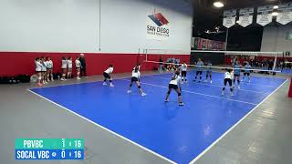 PBVBC Steve vs SoCal VBC 13 Terramar Game 1 - Set 2 (14U - 5/25/2025)