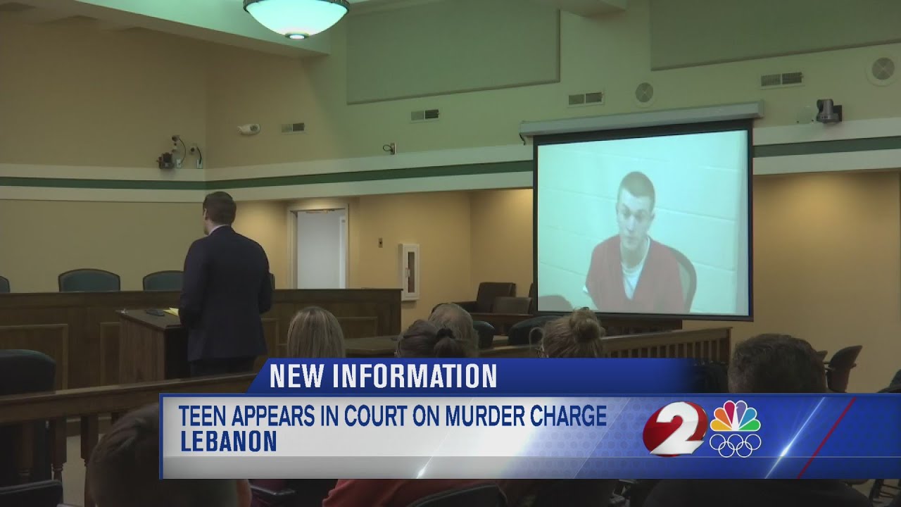 Teen appears in court on murder charge - YouTube