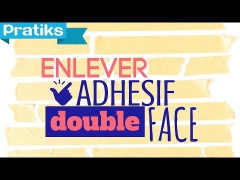 Vidéo: Comment Décoller Du Ruban Adhésif Double Face