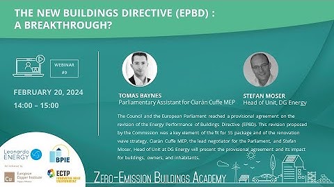 THE NEW ENERGY PERFORMANCE OF BUILDINGS DIRECTIVE (EPBD): A BREAKTHROUGH?