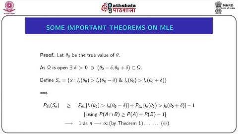 M-27. Some Important Theorems on MLE